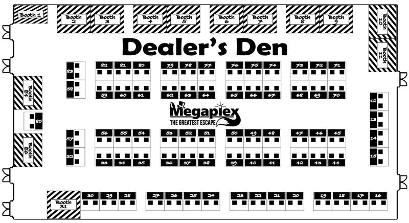 2019 Dealers Den Map